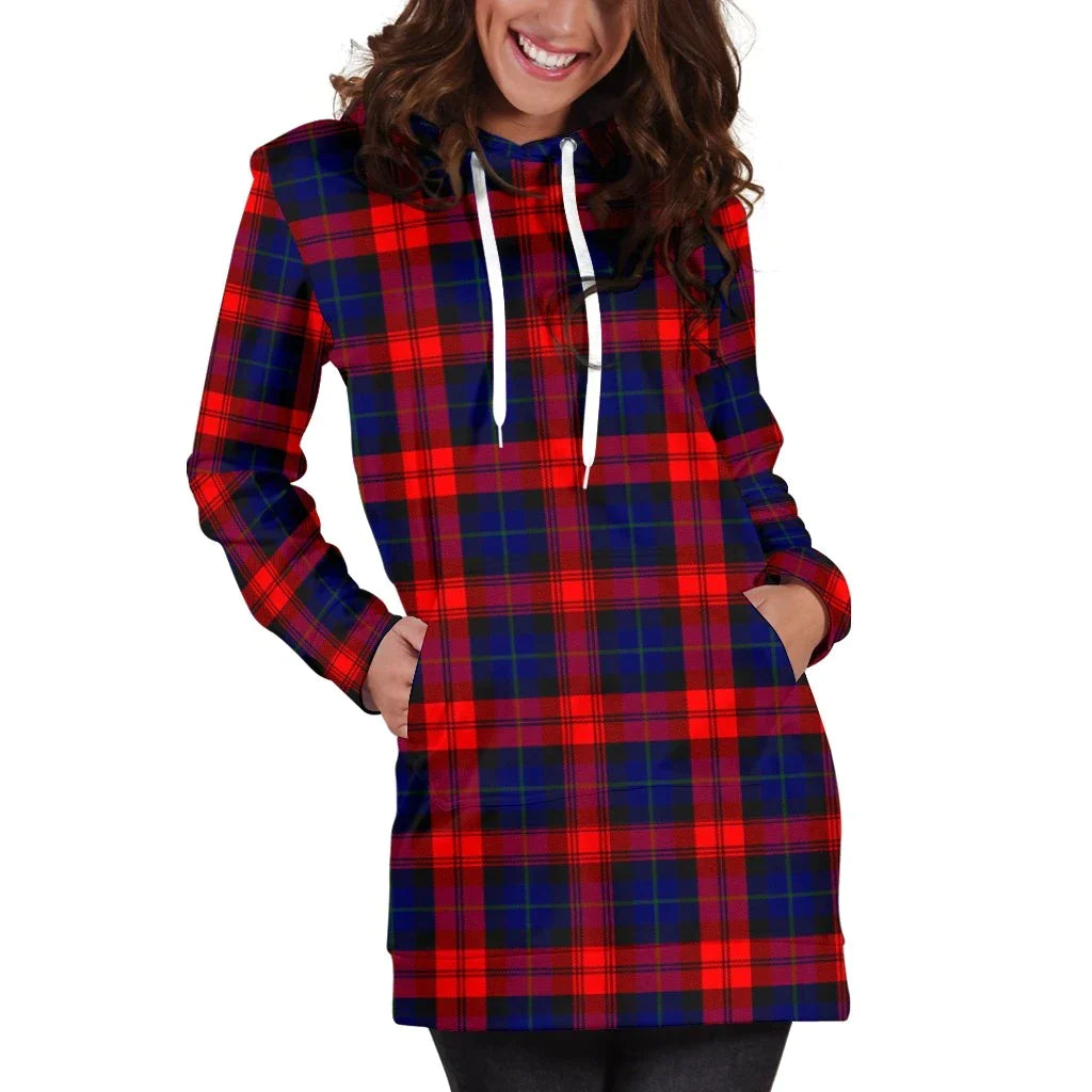 MacLachlan Modern Tartan Plaid Hoodie Dress