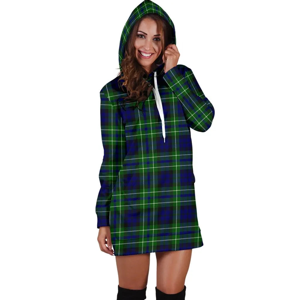 MacNeil of Colonsay Modern Tartan Plaid Hoodie Dress