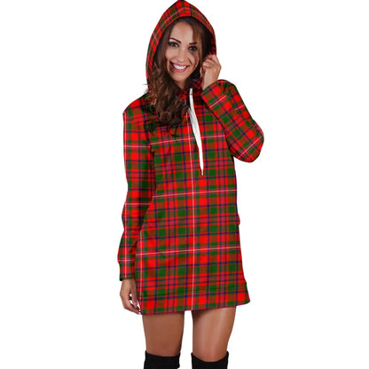 MacKinnon Modern Tartan Plaid Hoodie Dress