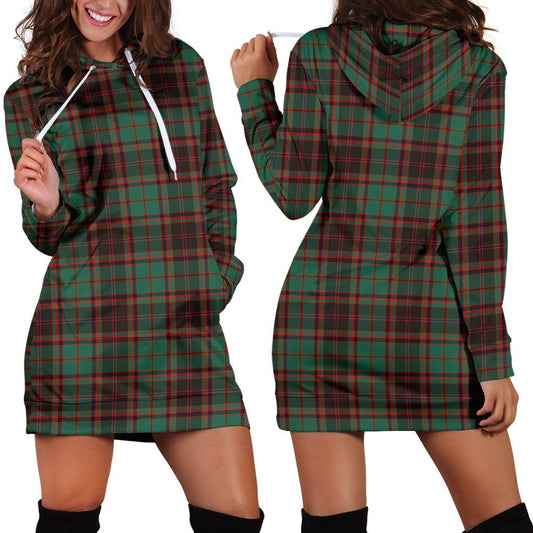 Buchan Ancient Tartan Plaid Hoodie Dress