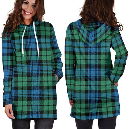 Campbell Ancient 01 Tartan Plaid Hoodie Dress