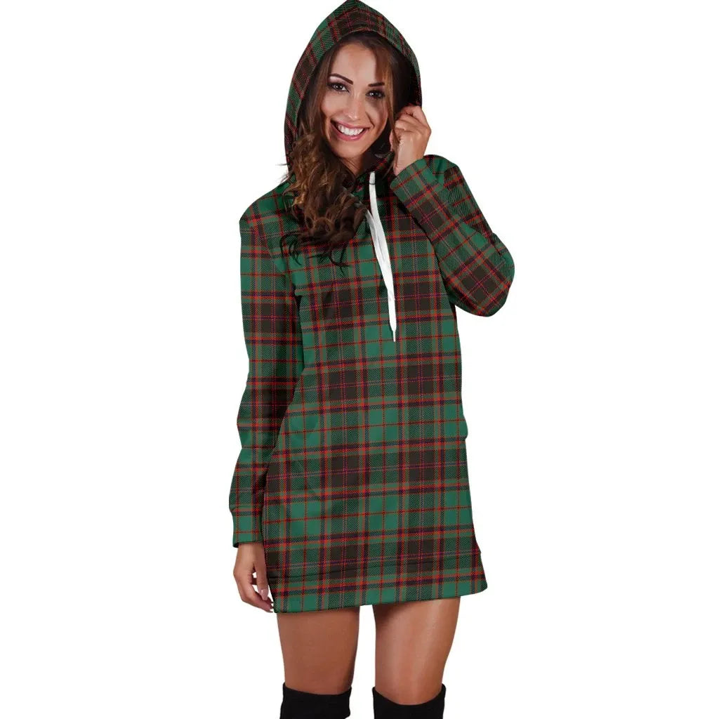 Buchan Ancient Tartan Plaid Hoodie Dress