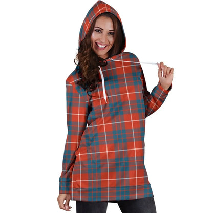 Hamilton Ancient Tartan Plaid Hoodie Dress