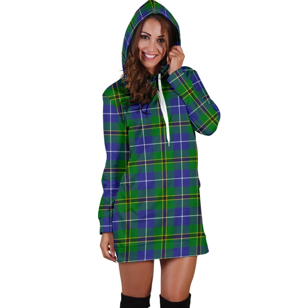 Turnbull Hunting Tartan Plaid Hoodie Dress