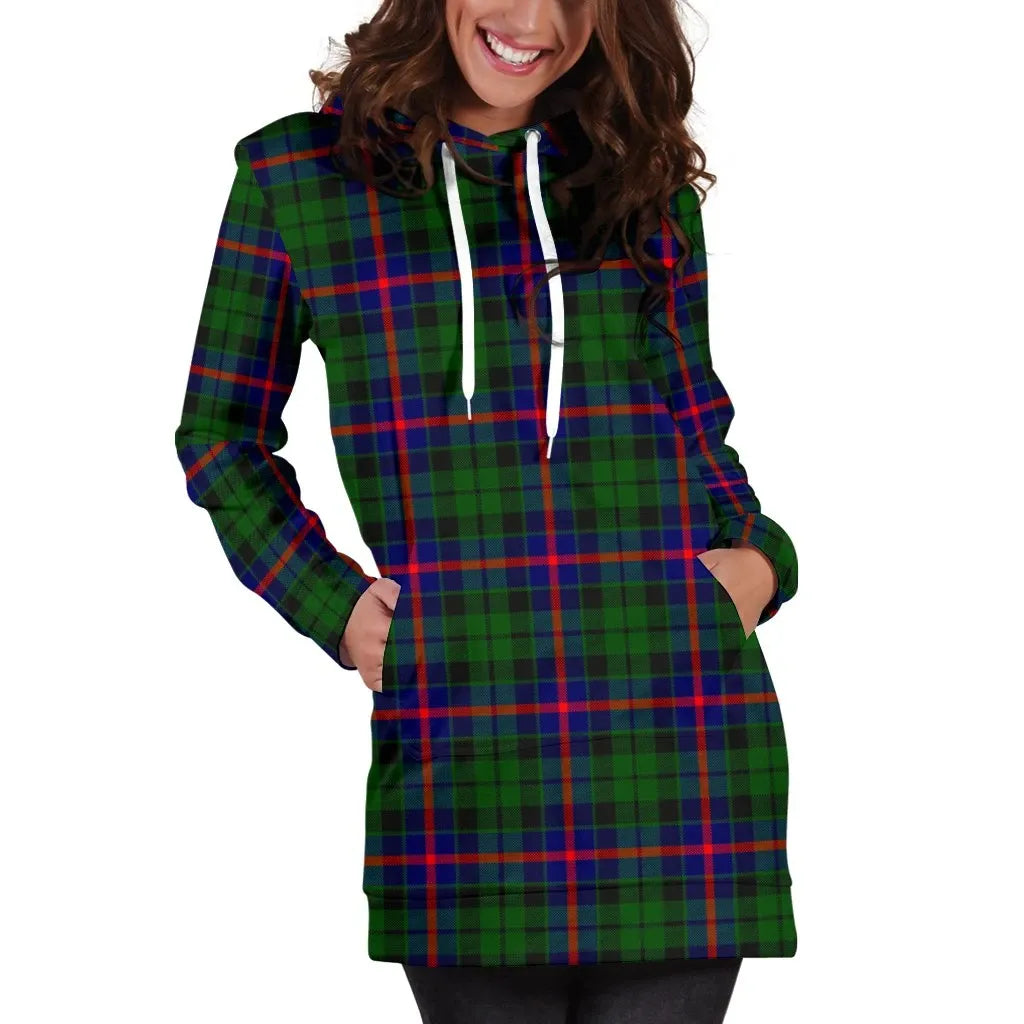 Morrison Modern Tartan Plaid Hoodie Dress