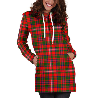 MacKinnon Modern Tartan Plaid Hoodie Dress