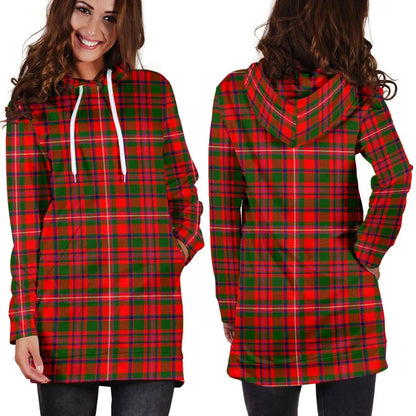 MacKinnon Modern Tartan Plaid Hoodie Dress