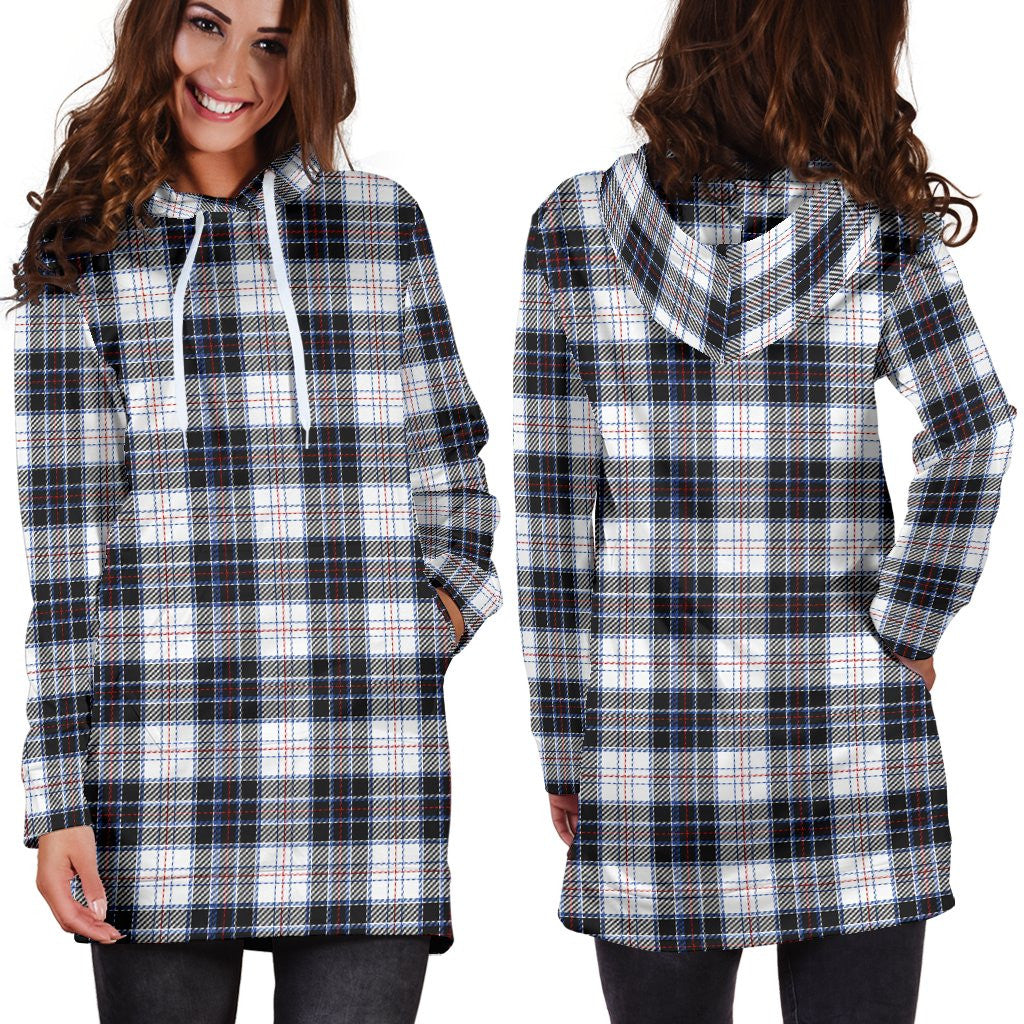 MacRae Dress Modern Tartan Plaid Hoodie Dress