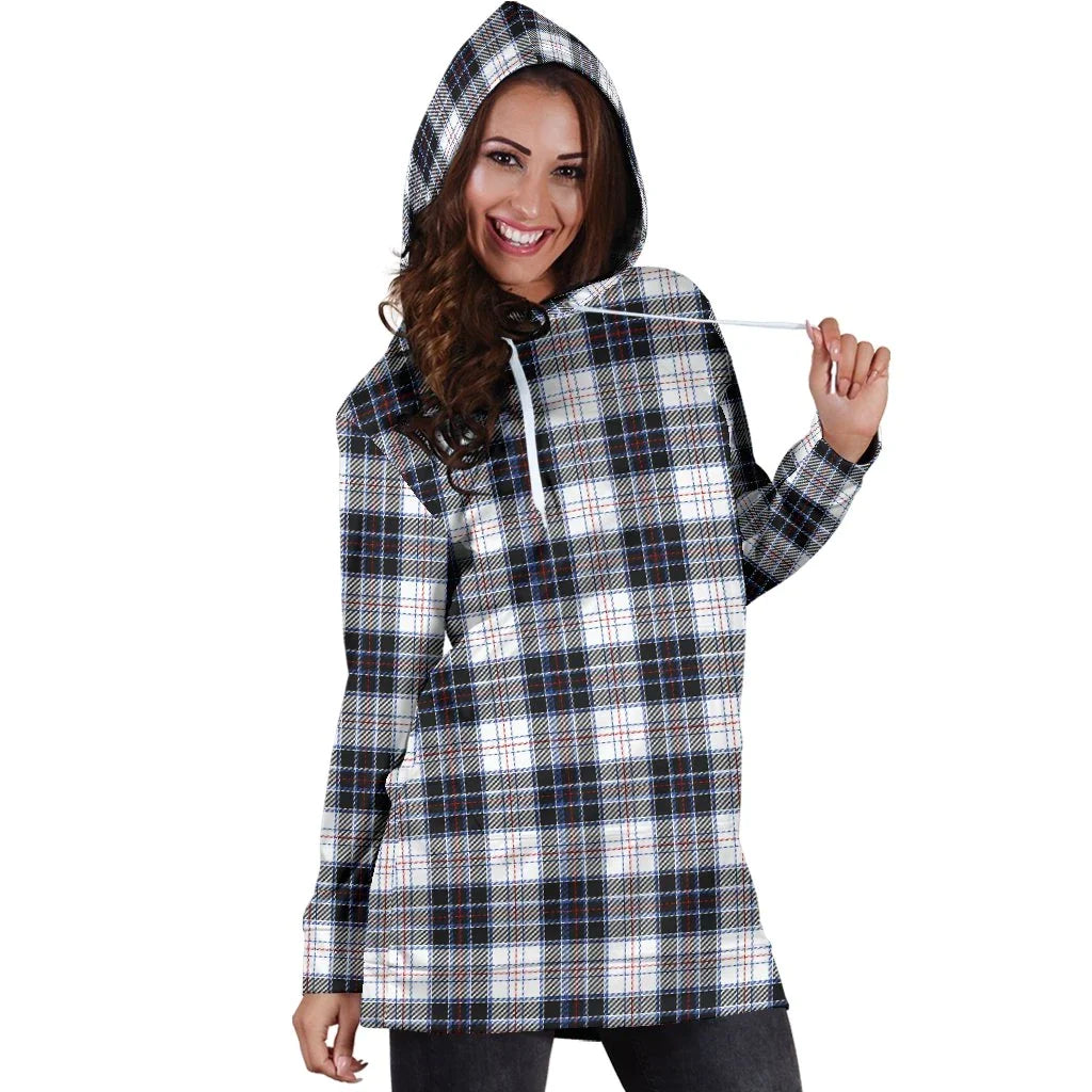 MacRae Dress Modern Tartan Plaid Hoodie Dress