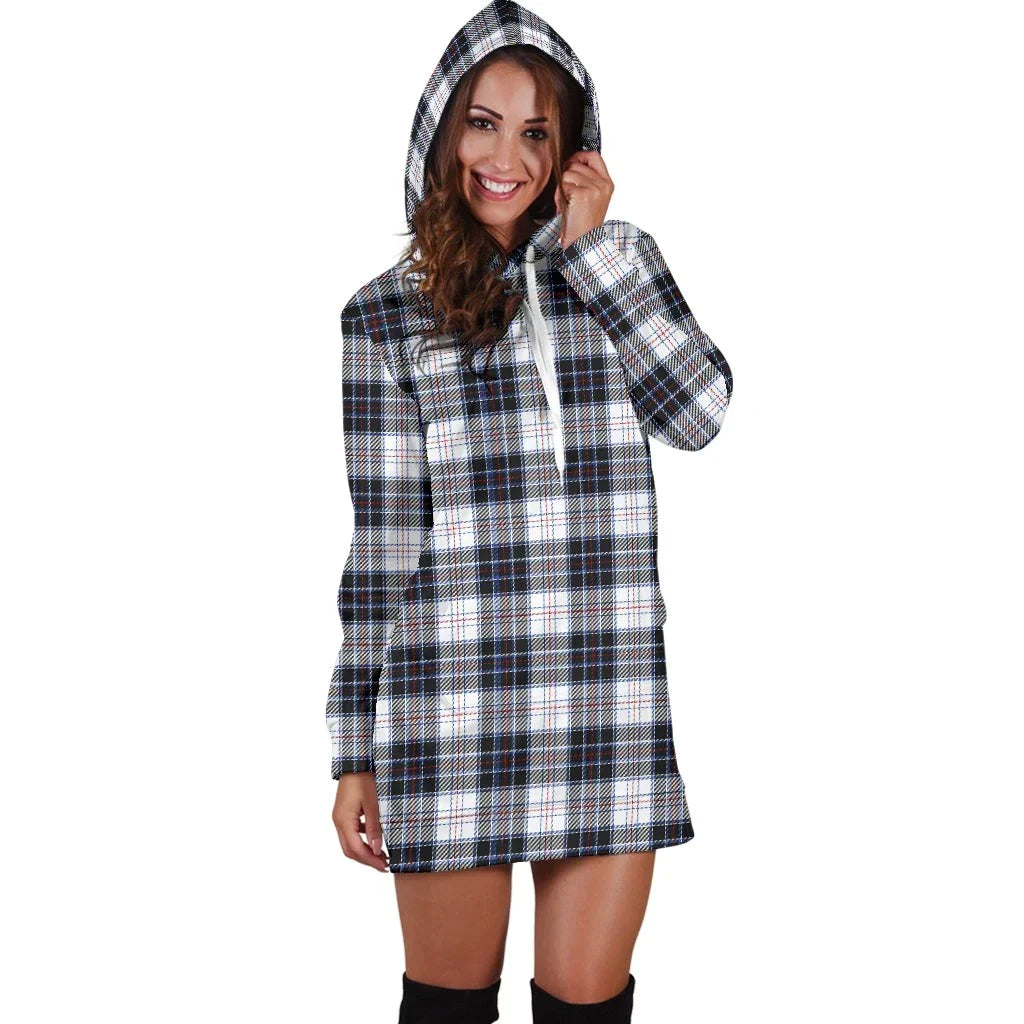 MacRae Dress Modern Tartan Plaid Hoodie Dress