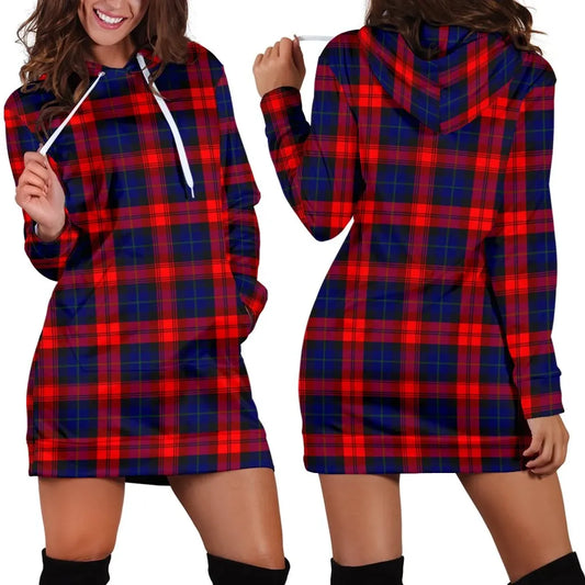 MacLachlan Modern Tartan Plaid Hoodie Dress