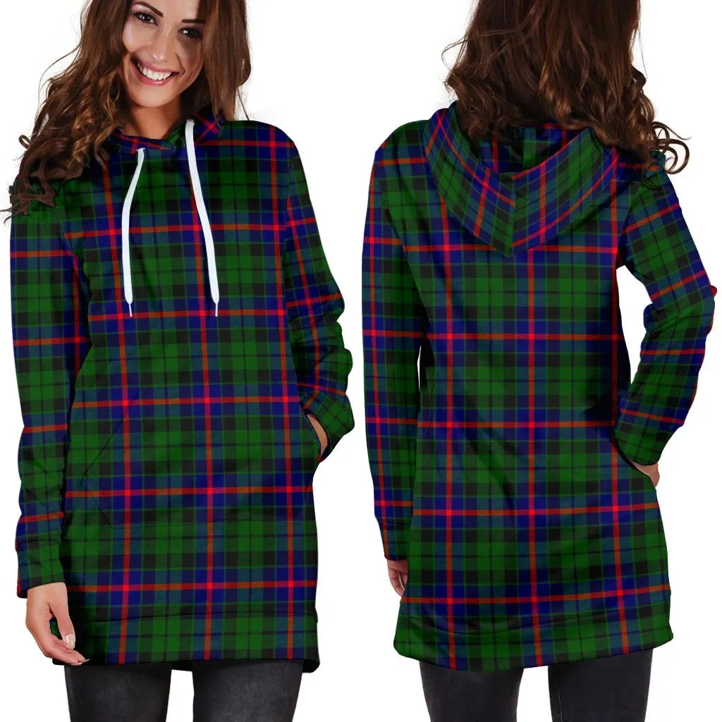 Morrison Modern Tartan Plaid Hoodie Dress