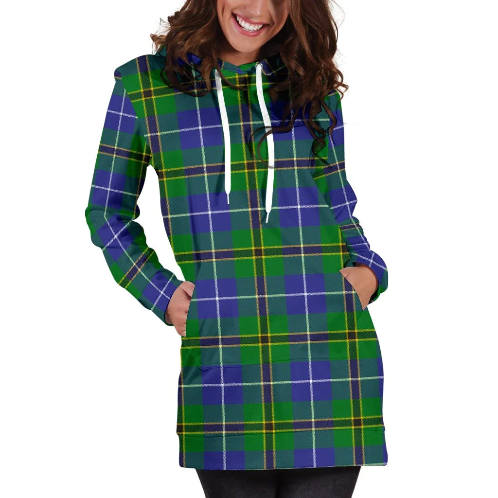 Turnbull Hunting Tartan Plaid Hoodie Dress