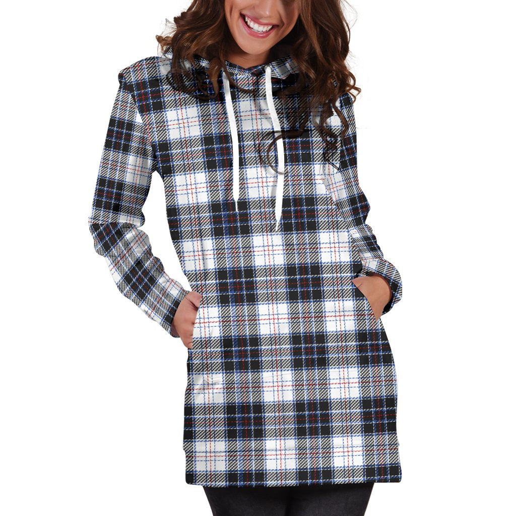 MacRae Dress Modern Tartan Plaid Hoodie Dress