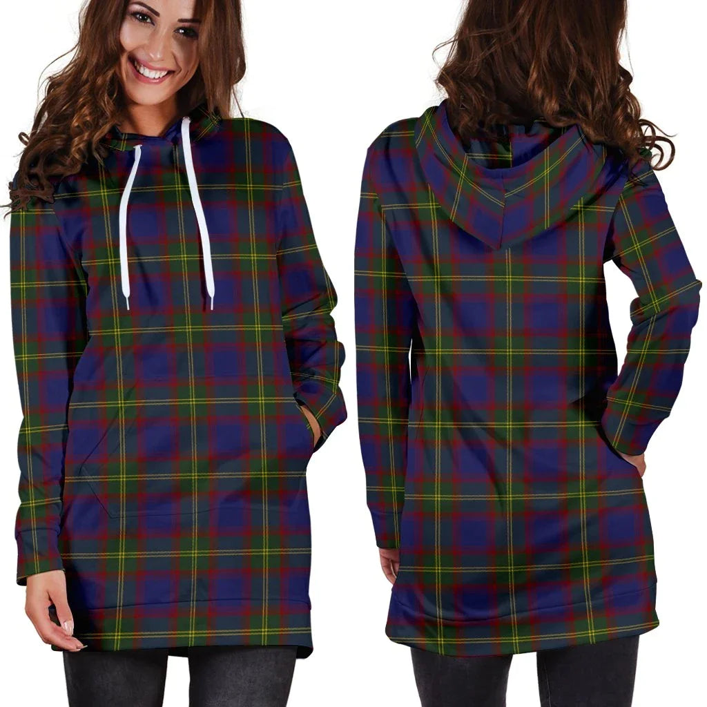 Durie Tartan Plaid Hoodie Dress