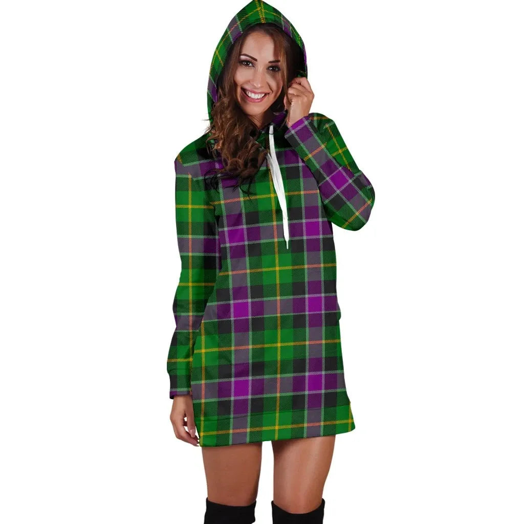 Selkirk Tartan Plaid Hoodie Dress