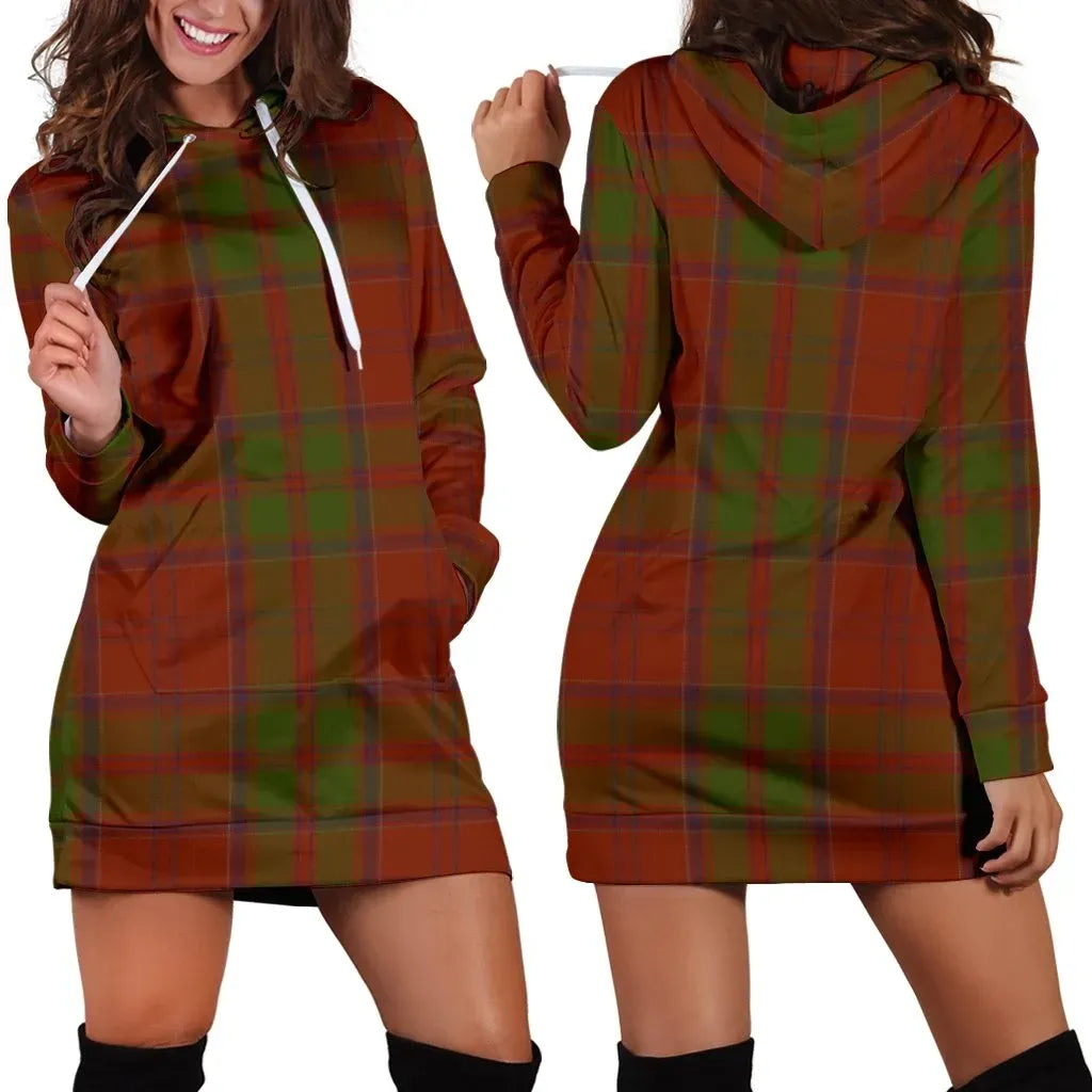 Drummond Clan Tartan Plaid Hoodie Dress