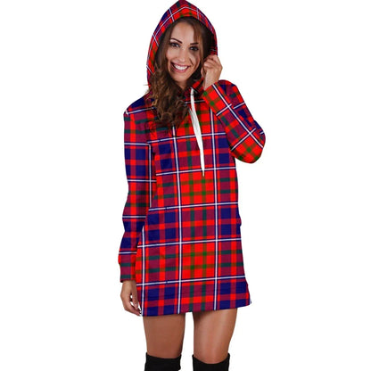 Cameron of Lochiel Modern Tartan Plaid Hoodie Dress