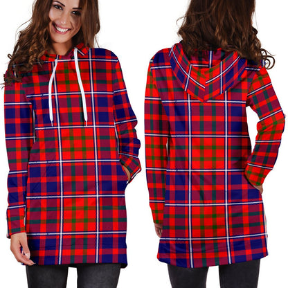 Cameron of Lochiel Modern Tartan Plaid Hoodie Dress