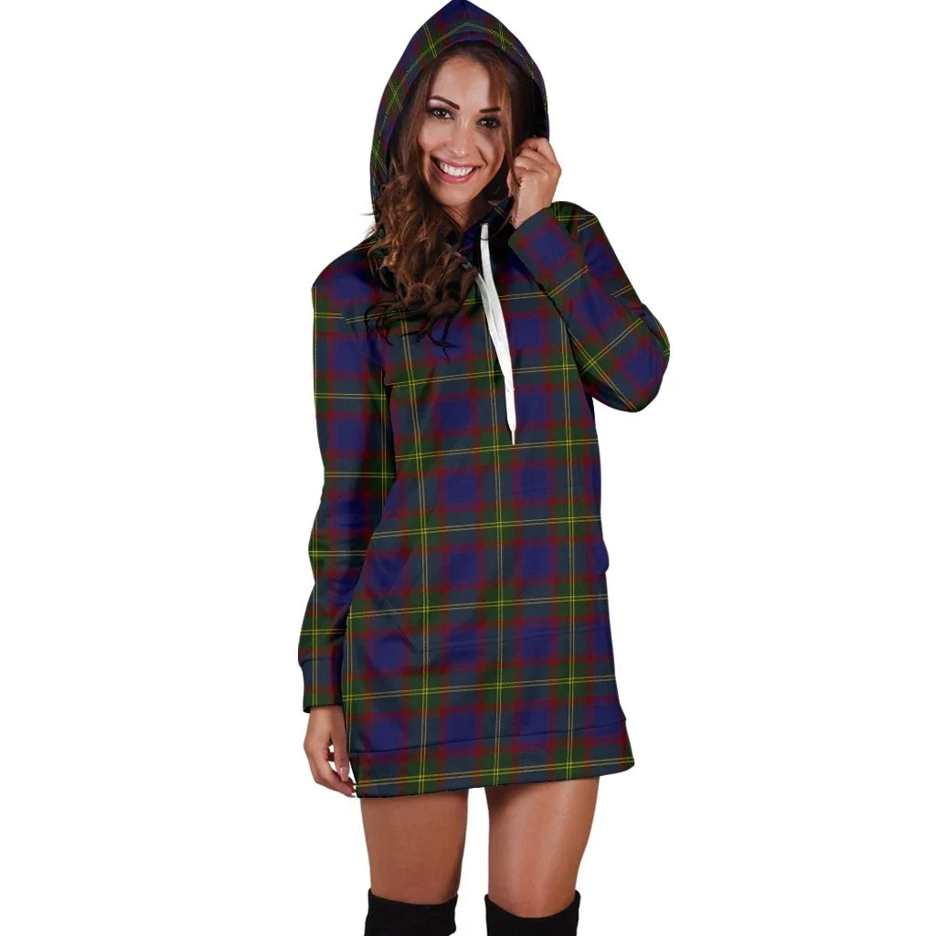 Durie Tartan Plaid Hoodie Dress