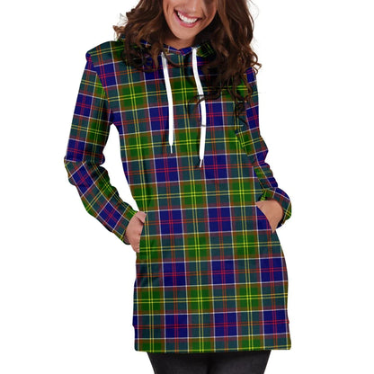 Ayrshire District Tartan Plaid Hoodie Dress