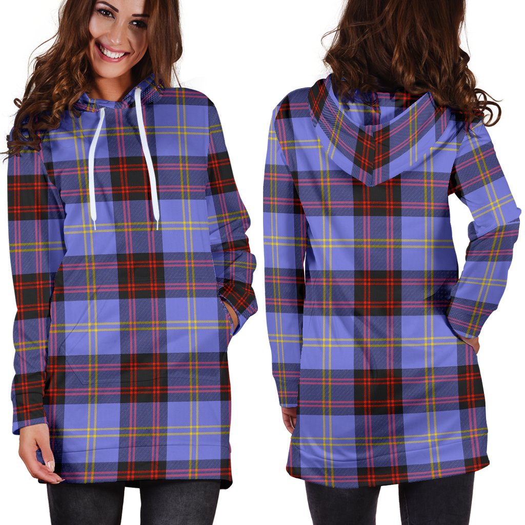 Rutherford Tartan Plaid Hoodie Dress