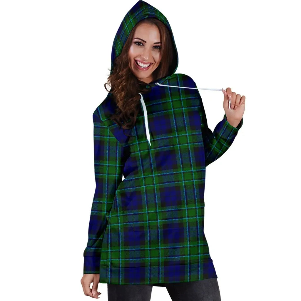 MacCallum Modern Tartan Plaid Hoodie Dress