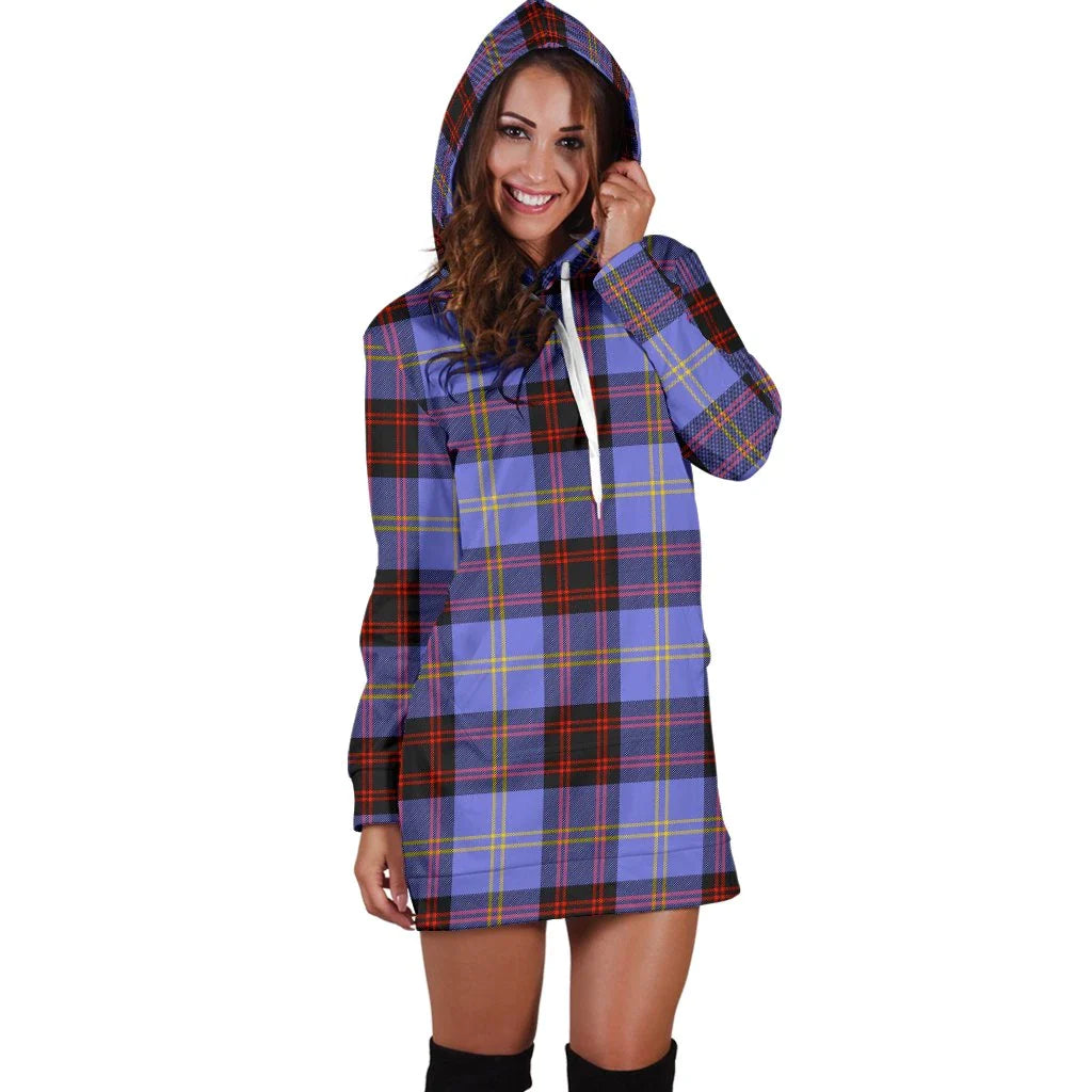 Rutherford Tartan Plaid Hoodie Dress