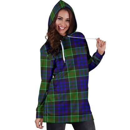 Newman Tartan Plaid Hoodie Dress