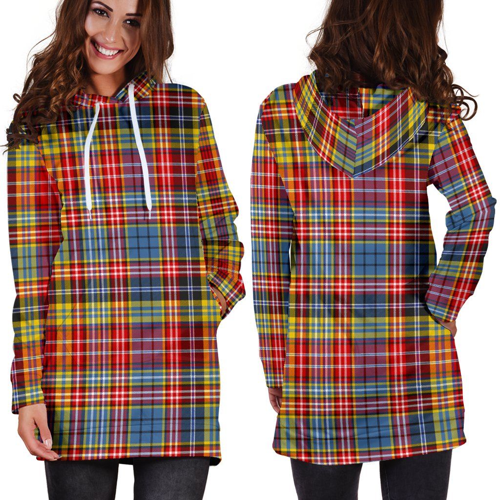 Ogilvie of Airlie Ancient Tartan Plaid Hoodie Dress