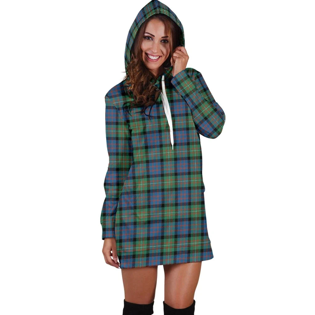 MacDonnell of Glengarry Ancient Tartan Plaid Hoodie Dress
