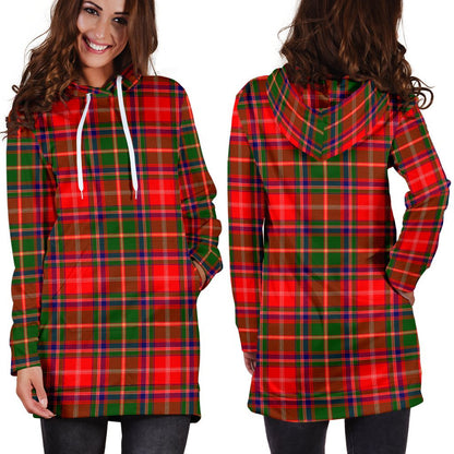 Somerville Modern Tartan Plaid Hoodie Dress