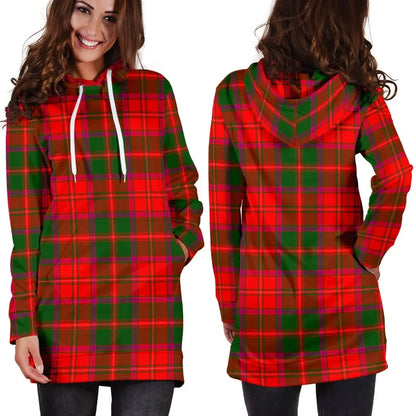 Crief District Tartan Plaid Hoodie Dress