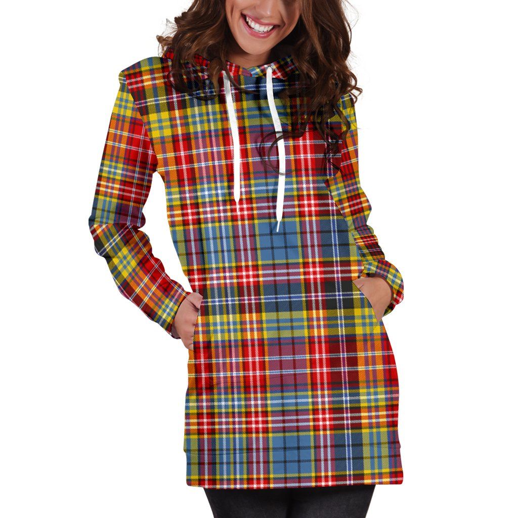 Ogilvie of Airlie Ancient Tartan Plaid Hoodie Dress