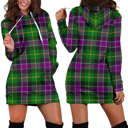 Selkirk Tartan Plaid Hoodie Dress