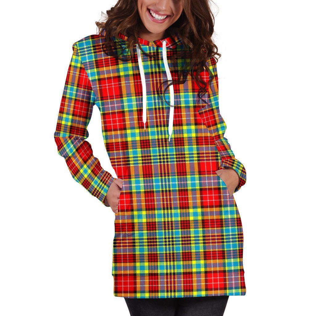 Ogilvie Tartan Plaid Hoodie Dress