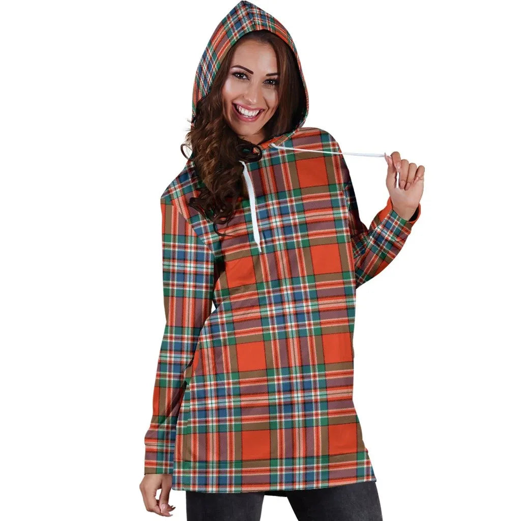 MacFarlane Ancient Tartan Plaid Hoodie Dress