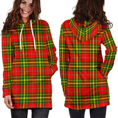 Leask Tartan Plaid Hoodie Dress