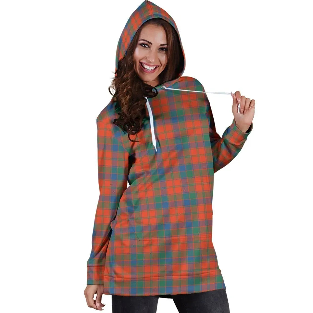 Robertson Ancient Tartan Plaid Hoodie Dress