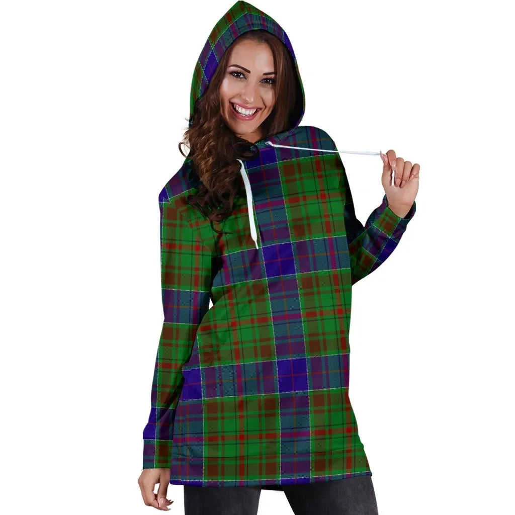 Adam Tartan Plaid Hoodie Dress
