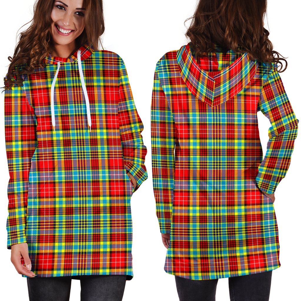 Ogilvie Tartan Plaid Hoodie Dress