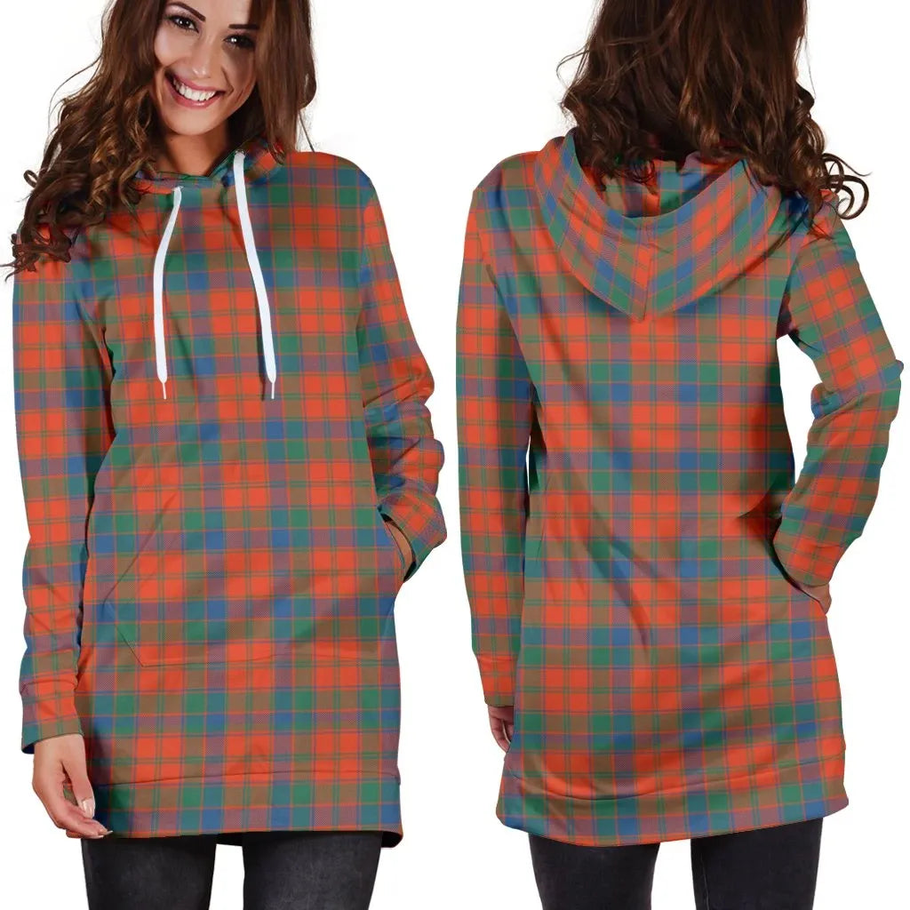 Robertson Ancient Tartan Plaid Hoodie Dress