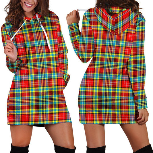 Ogilvie Tartan Plaid Hoodie Dress