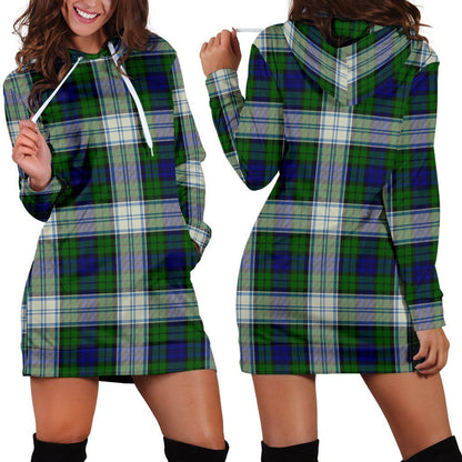 Blackwatch Dress Modern Tartan Plaid Hoodie Dress