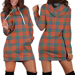 Robertson Ancient Tartan Plaid Hoodie Dress