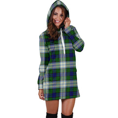 Blackwatch Dress Modern Tartan Plaid Hoodie Dress
