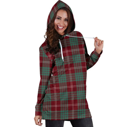 Crawford Modern Tartan Plaid Hoodie Dress