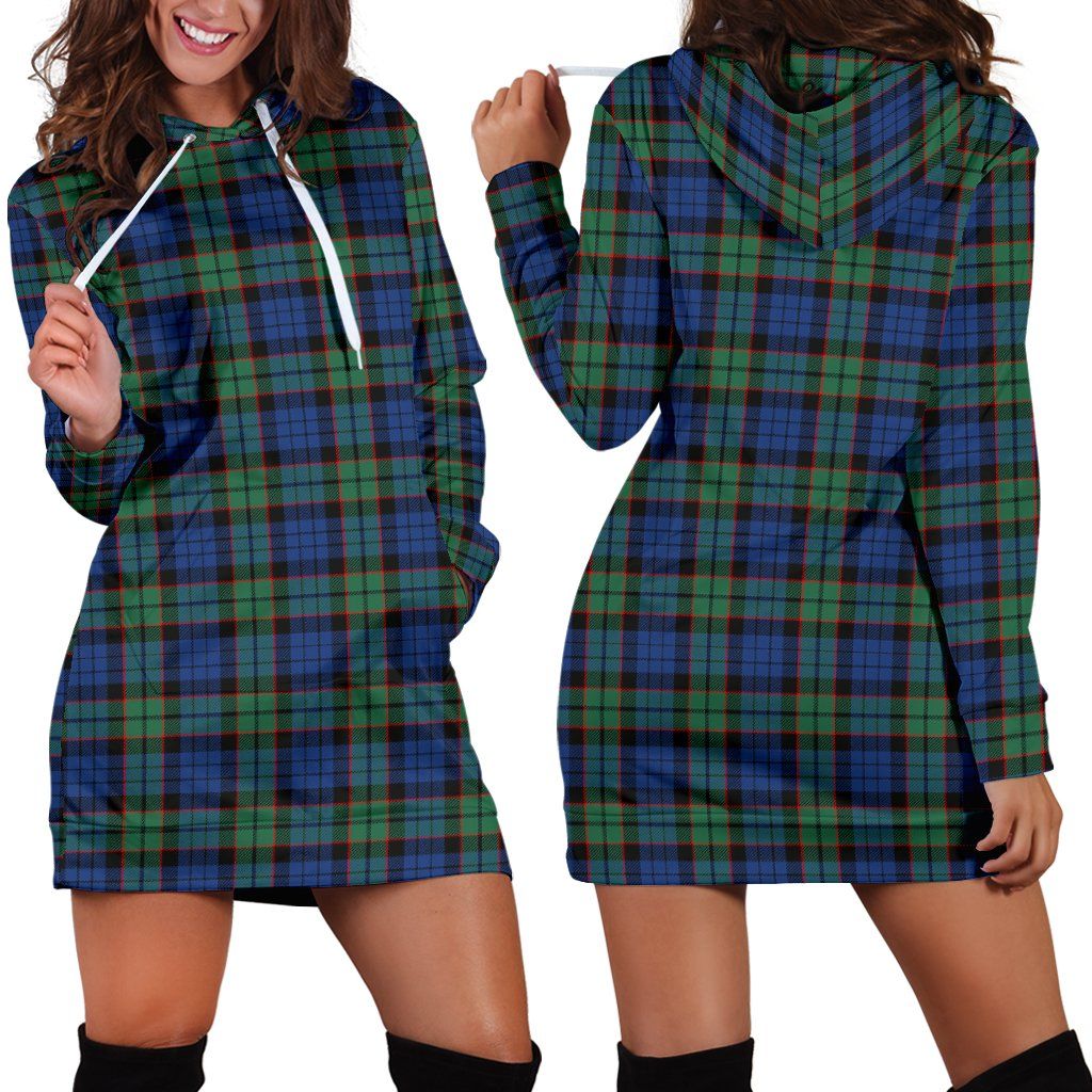 Fletcher Ancient Tartan Plaid Hoodie Dress