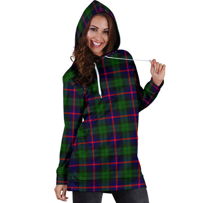 Urquhart Modern Tartan Plaid Hoodie Dress