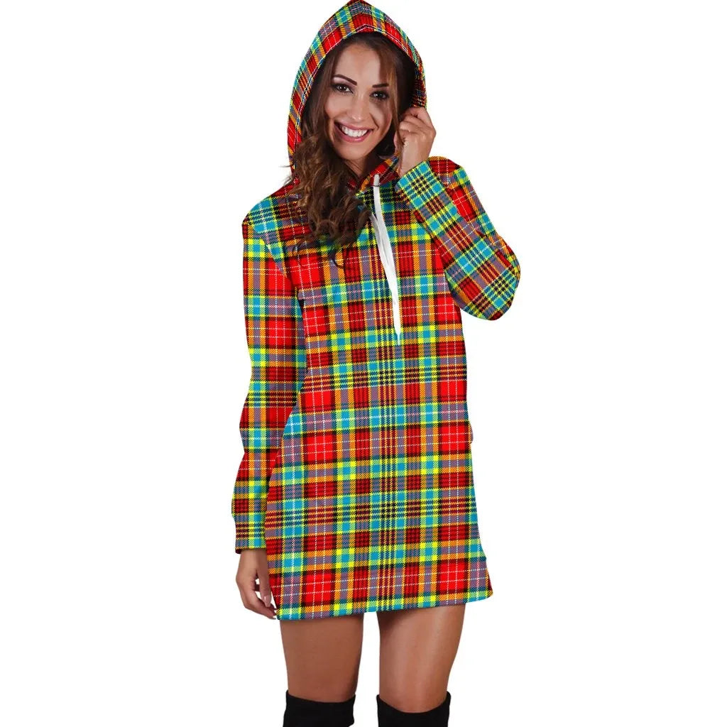 Ogilvie Tartan Plaid Hoodie Dress